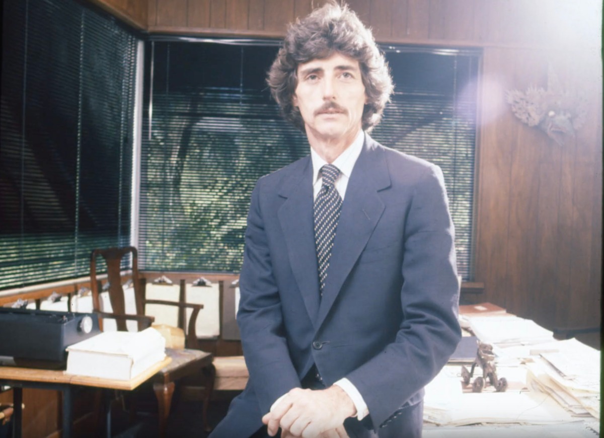 Arthur Hap Veltman standing in his office